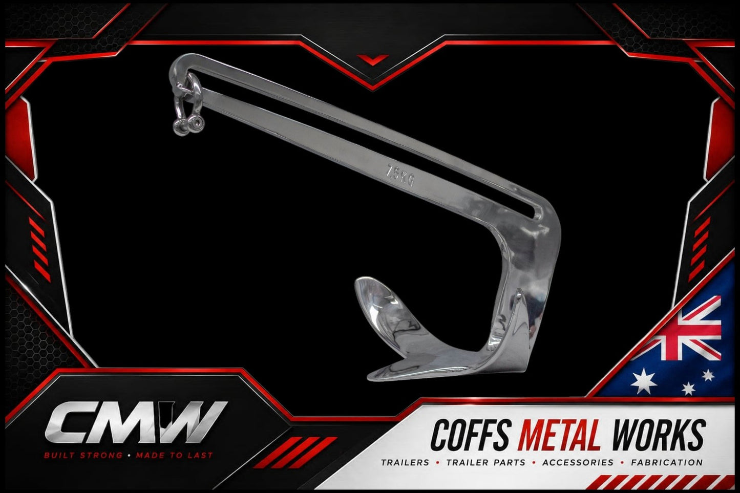 Savwinch Stainless Steel Claw Boat Anchor