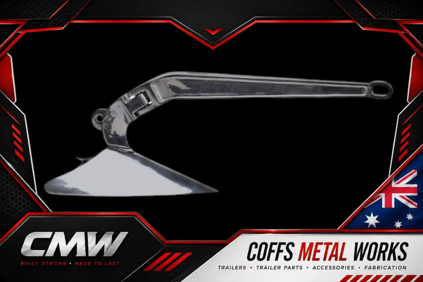 ANCHORS - PLOUGH STAINLESS STEEL