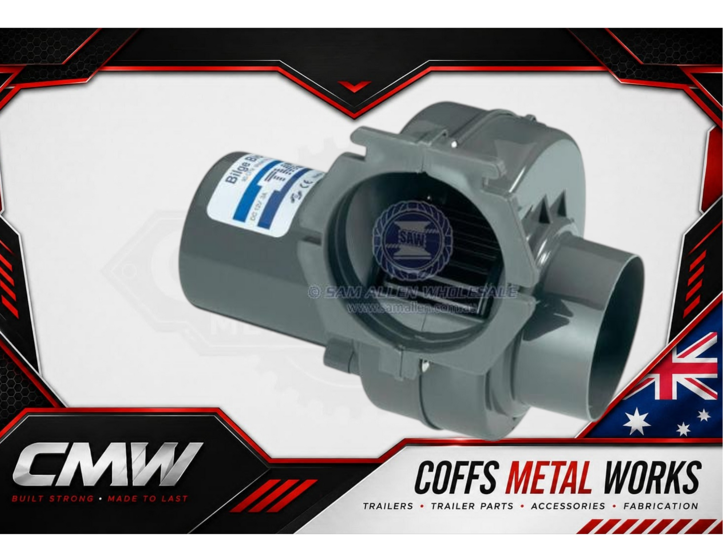 TMC centrifugal blower for marine ventilation, showcasing a reliable and durable design for boats and marine applications.
