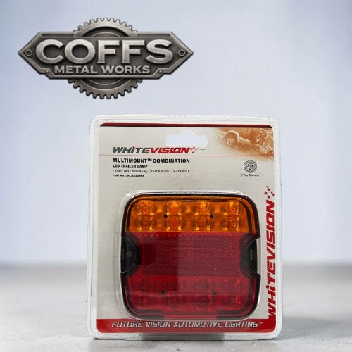 10 Series Right Hand LED Combo Trailer Lamp - Stop / Tail / Indicator / License Plate Blister