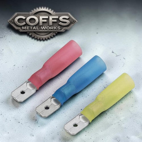 TERMINALS - MALE BLADE - WATERPROOF 6mm