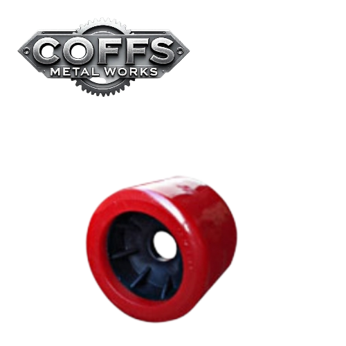 smoth Wobble Roller red – 20mm ID boat trailer roller