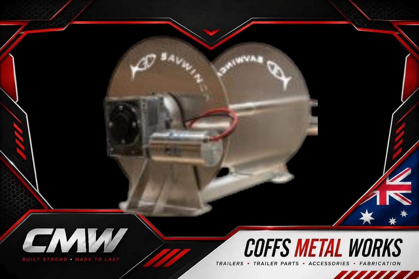 7000 SS Stainless Steel Drum Anchor Winch