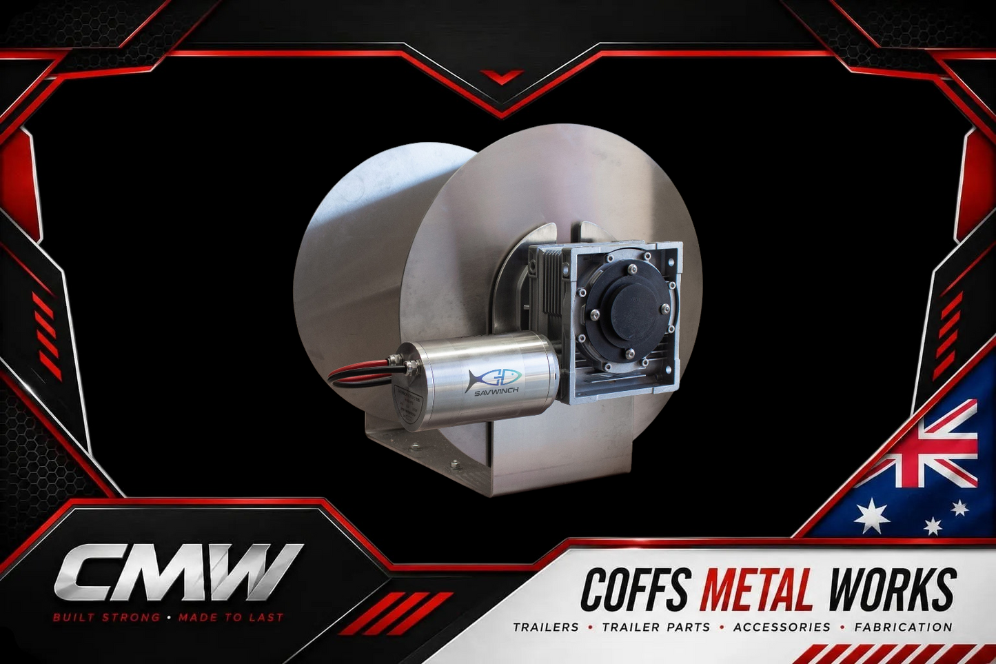 6000 SS Stainless Steel Drum Anchor Winch