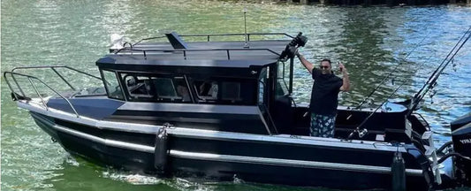 Wolf Pack 9m V Hull And Pontoon Cuddy Cabin Luxury Yacht Aluminium Fishing Boat