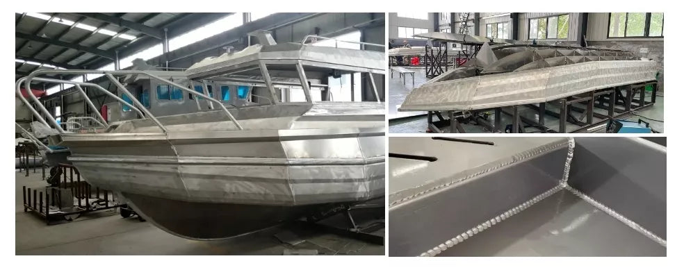 Wolf Pack 9m V Hull And Pontoon Cuddy Cabin Luxury Yacht Aluminium Fishing Boat