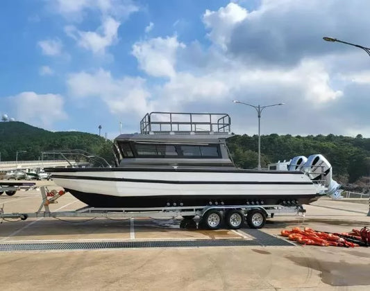 Wolf Pack  25ft 7.5m Luxury Yacht High Speed Cabin Cruisers Aluminum Fishing Boat