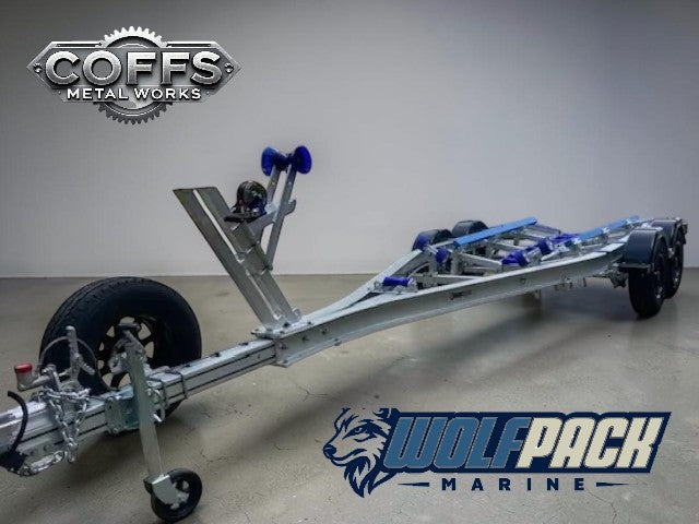 WP1820T Alloy Trailers – single suits boats 4.6 to 5.4. (2000kg)