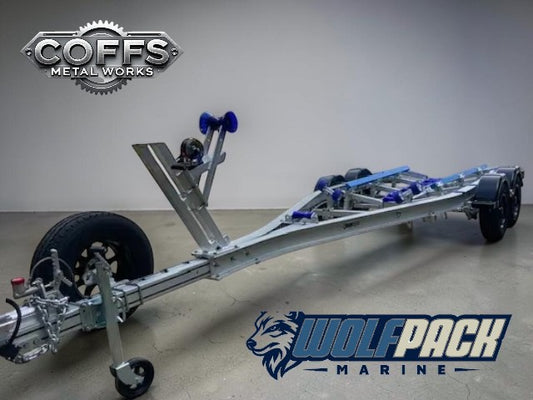 WP1820T Alloy Trailers – single suits boats 4.6 to 5.4. (2000kg)