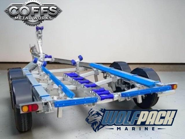 WP1820T Alloy Trailers – single suits boats 4.6 to 5.4. (2000kg)