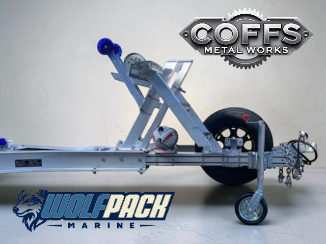 WP2527 Alloy dual axle trailer suits boats 6m to 6.5m 3500kg