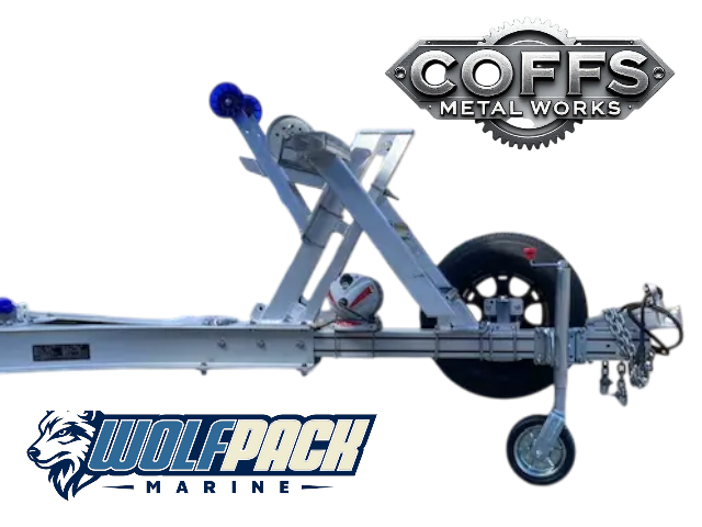 WP2527 Alloy dual axle trailer suits boats 6m to 6.5m 3500kg