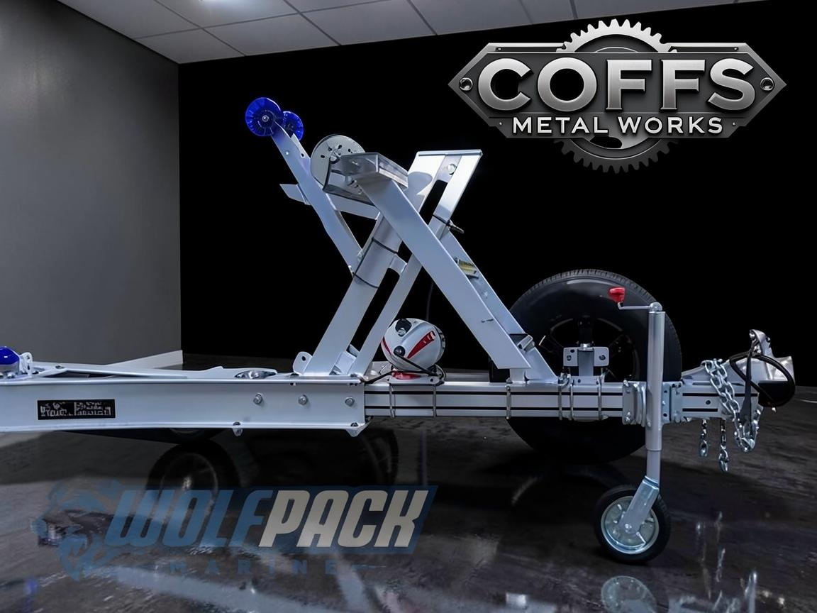 WP2527 Alloy dual axle trailer suits boats 6m to 6.5m 3500kg