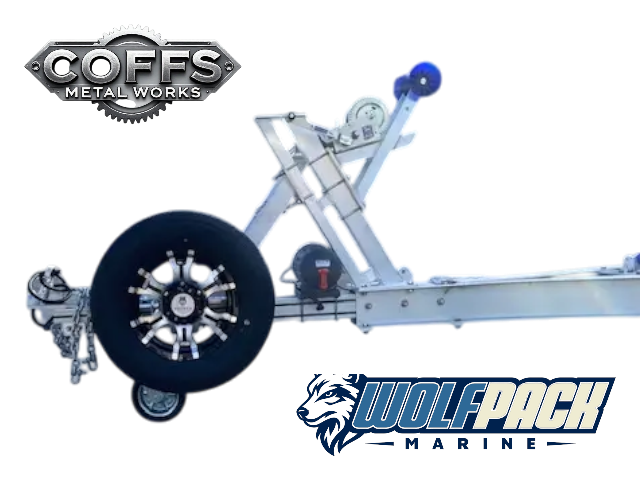 WP2527 Alloy dual axle trailer suits boats 6m to 6.5m 3500kg