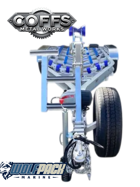 WP2527 Alloy dual axle trailer suits boats 6m to 6.5m 3500kg