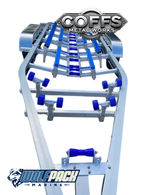 WP2527 Alloy dual axle trailer suits boats 6m to 6.5m 3500kg
