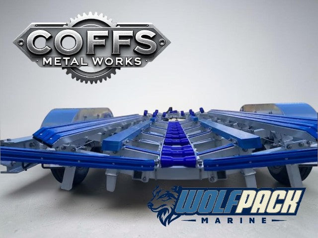 WP2527 Alloy dual axle trailer suits boats 6m to 6.5m 3500kg