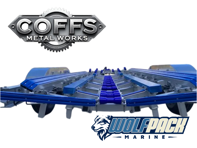 WP2527 Alloy dual axle trailer suits boats 6m to 6.5m 3500kg