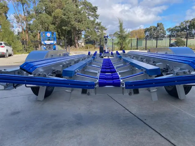 WP2527 Alloy dual axle trailer suits boats 6m to 6.5m 3500kg