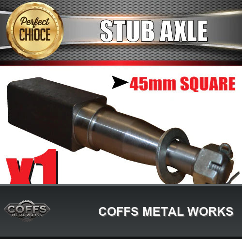 x1-trailer-stub-axle-45mm-x-200mm-suit-s-l-bearings-with-nut-washer-split-pin-coffs-met-01