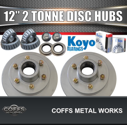 x2-12-dacromet-2000kg-6-stud-trailer-discs-6-139-7-alko-style-jap-bearings-coffs-metal-01