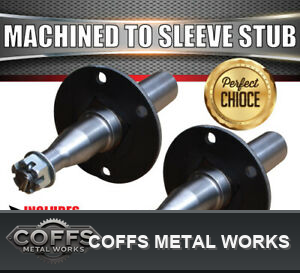 x2-trailer-stub-axles-45x250mm-with-hydraulic-drum-brake-mounts-suits-50x50x5-rhs-coffs-01