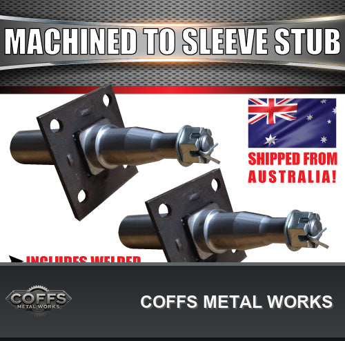 x2-trailer-stub-axles-45x250mm-with-mechanical-drum-brake-mounts-suits-50x50x5-rhs-coff-01