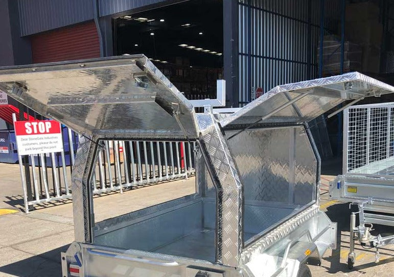 8×6 HEAVY DUTY 1400KG ATM TRADESMAN / BUILDERS TRAILER