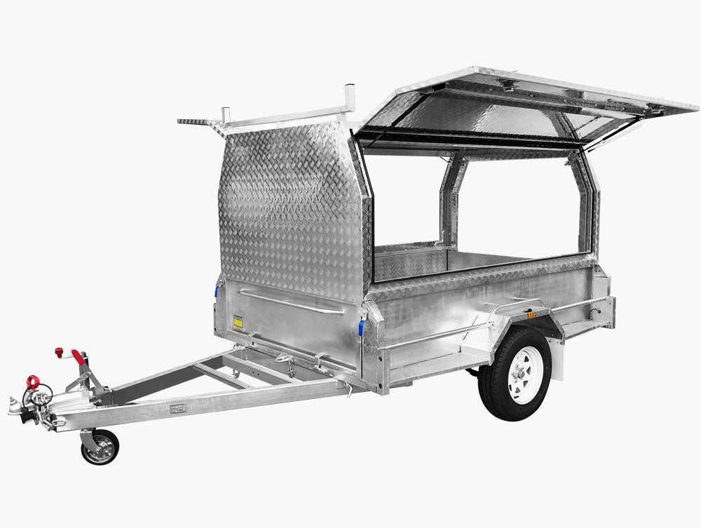 8×6 HEAVY DUTY 1400KG ATM TRADESMAN / BUILDERS TRAILER