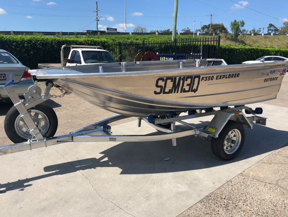 JETSKI & TINNY BOAT TRAILER (WOBBLE ROLLERS)