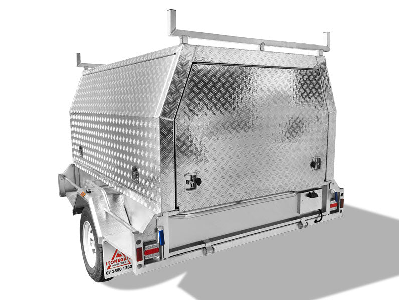 8×6 HEAVY DUTY 1400KG ATM TRADESMAN / BUILDERS TRAILER