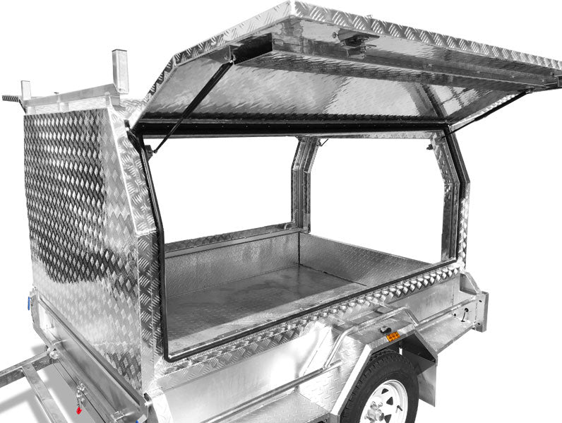8×6 HEAVY DUTY 1400KG ATM TRADESMAN / BUILDERS TRAILER