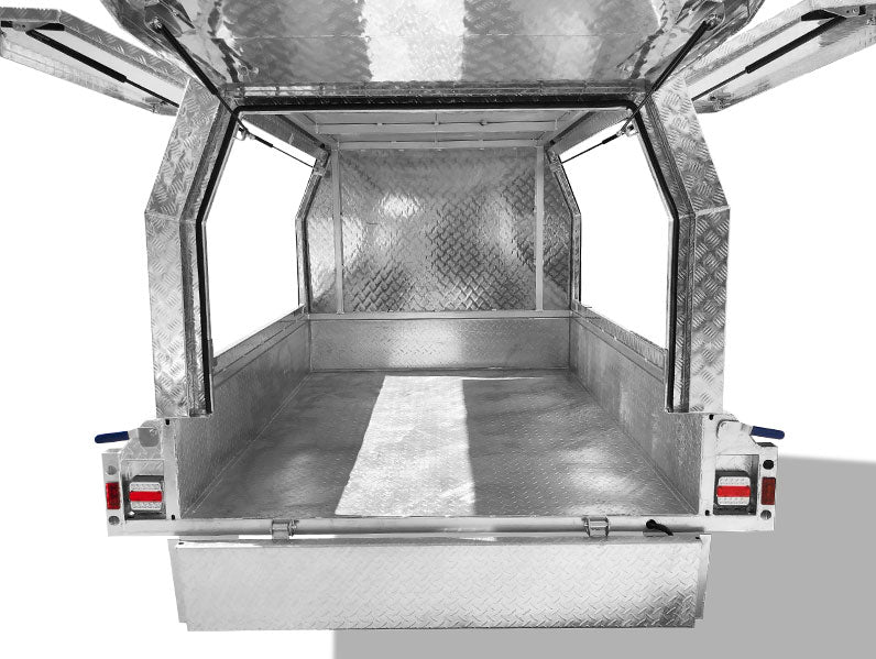 8×6 HEAVY DUTY 1400KG ATM TRADESMAN / BUILDERS TRAILER